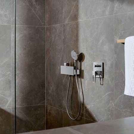 Подключение для душевого шланга с держателем Hansgrohe FixFit Porter 300 26456000 хром