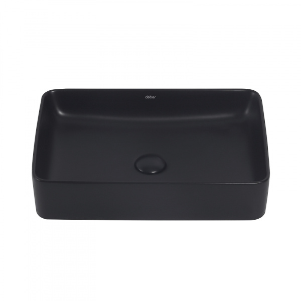 Раковина накладная ABBER Rechteck AC2207MB черная матовая