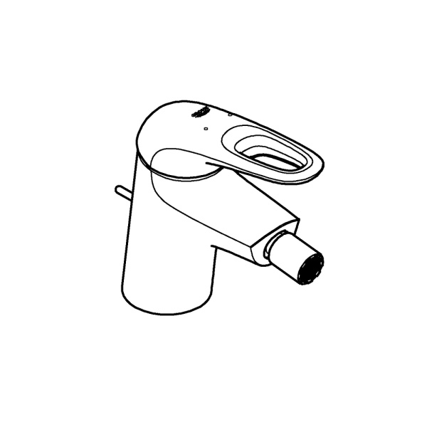 Смеситель для биде с донным клапаном Grohe Eurostyle New  33565 003 (33565003) хром