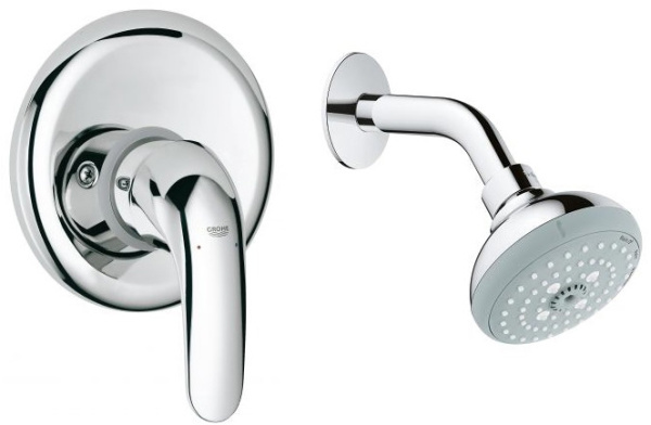 Смеситель для душа однорычажный Grohe Euroeco 32742 000 (32742000) хром