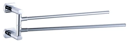 Полотенцедержатель поворотный двойной Grampus Coral GR-7002A