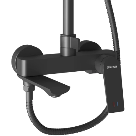 Душевая система Grossman Galaxy 500.K35.01.210 черный матовый
