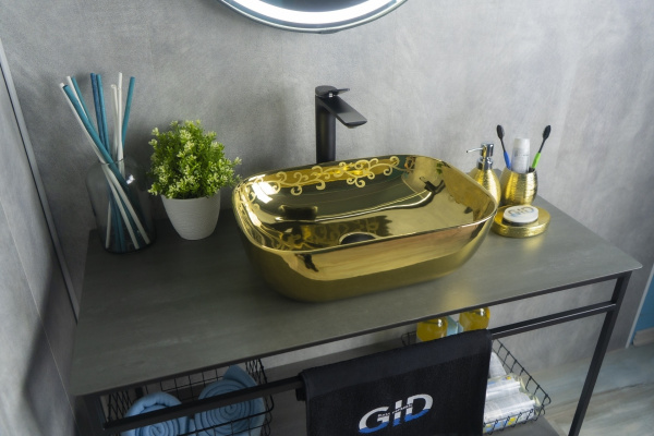 Раковина накладная (46х32,5) Gid Nc424