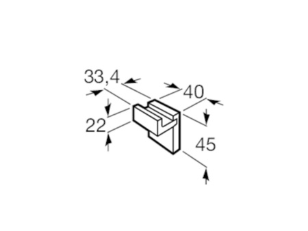 Крючок Roca Rubik 816840001