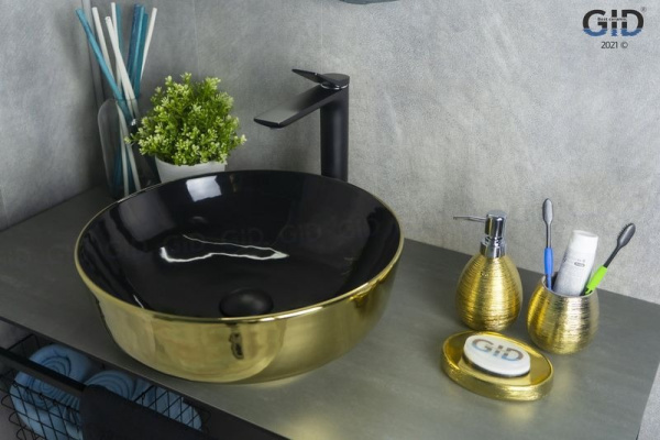 Раковина накладная (41,5х41,5) Gid Nc412