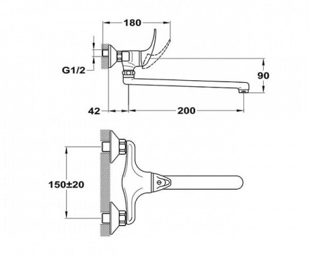 Смеситель для кухни Mofem Junior 152-0023-00/01