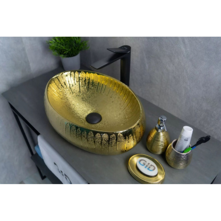 Раковина накладная (48х34) Gid 9030g