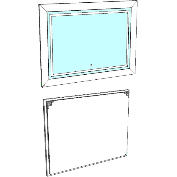 Зеркало (120х80) Corozo Классика SD-00000815
