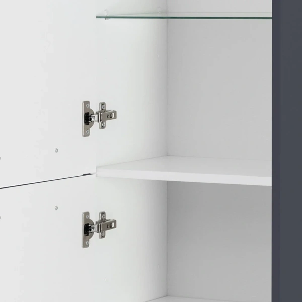 Пенал подвесной Cezares  ECO-1500-2A-SC-GR-P Grafito без ручек