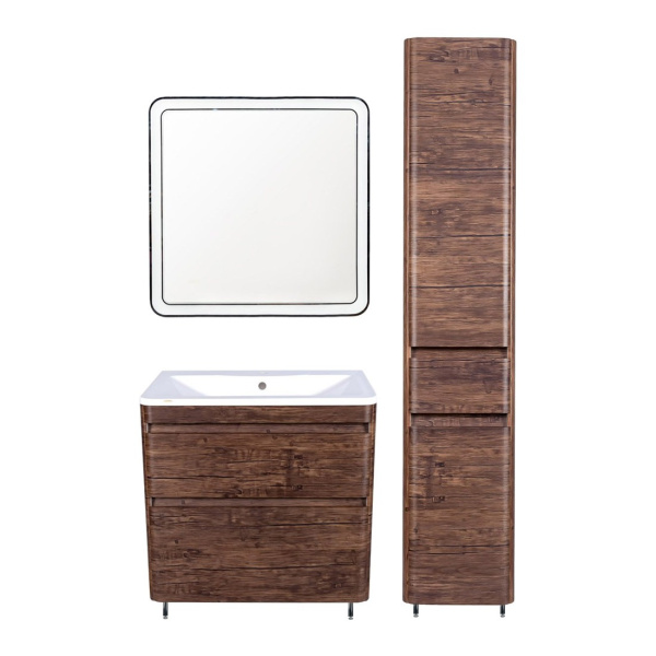 Тумба под раковину напольная Style Line Атлантика СС-00002207 коричневый