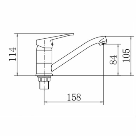 Смеситель для кухни FASHUN A4513-2