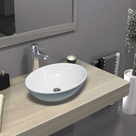 Раковина накладная (55х41) Serel CH33