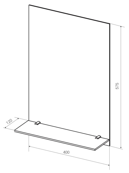 Зеркало (40х57,5)  1Marka Уют 40 У25368