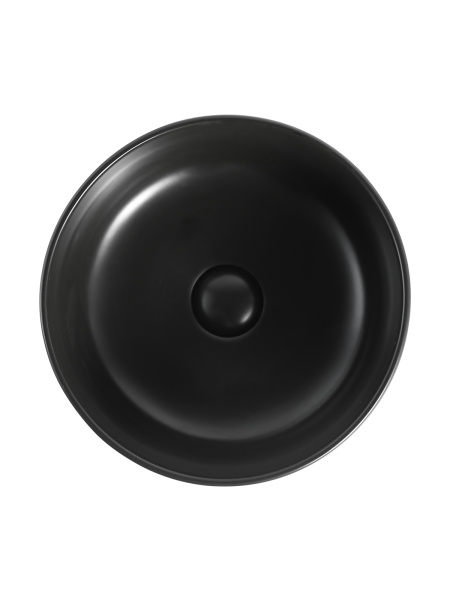 Тумба с раковиной подвесная 60 см Orange Line Li-60TuwMDF+B07-345B белый/черный