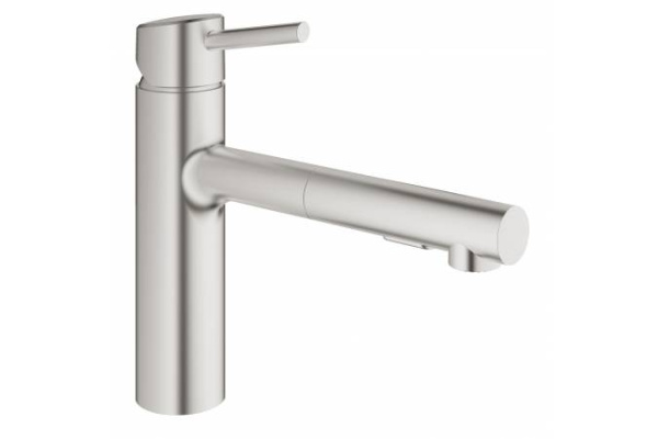 Смеситель однорычажный для мойки GROHE Concetto 30273 DC1 (30273DC1) суперсталь
