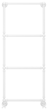 Полотенцесушитель Водяной Сунержа Ренессанс 1304 (126х50) Белый 12-0280-1250