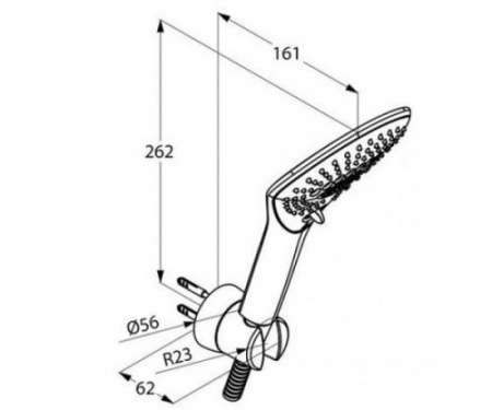 Душевой набор Kludi Fizz 6775005-00