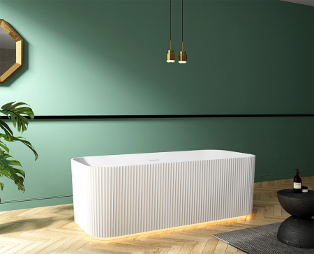 Акриловая ванна (170х75) ABBER AB9363-1.7 без гидромассажа, белый