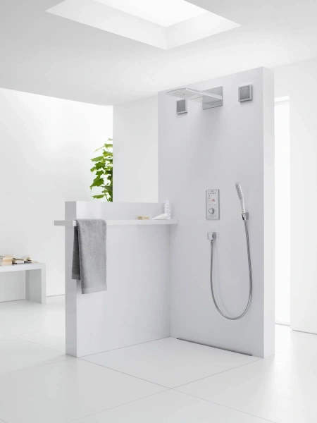 Верхний душ Hansgrohe Raindance Rainfall 180 AIR 2jet 28433000 хром