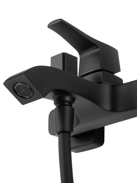 Смеситель для ванны с душем WONZON & WOGHAND FLEX, черный матовый WW-88037072-MB