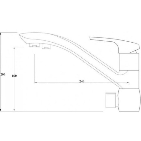 Смеситель для кухни BENNBERG BRONZE 20F5053