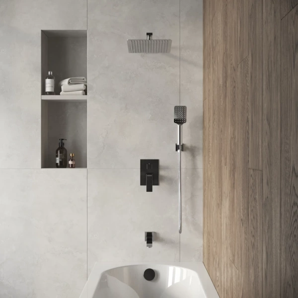 Душевая система скрытого монтажа Grossman Style 501.K35.05.100 хром глянцевый Душевая система скрытого монтажа Grossman Style 501.K35.05.100 хром глянцевый