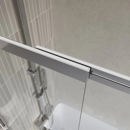 Душевая шторка BelBagno Luce LUCE-VF-11-90/145-C-Cr