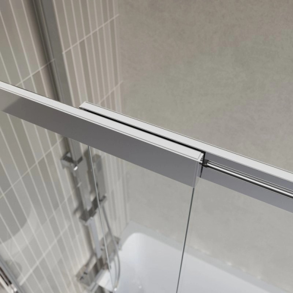 Душевая шторка BelBagno Luce LUCE-VF-11-90/145-C-Cr