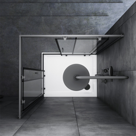 Душевой уголок (100х80) Am.Pm Gem W90G-404-100280-BT