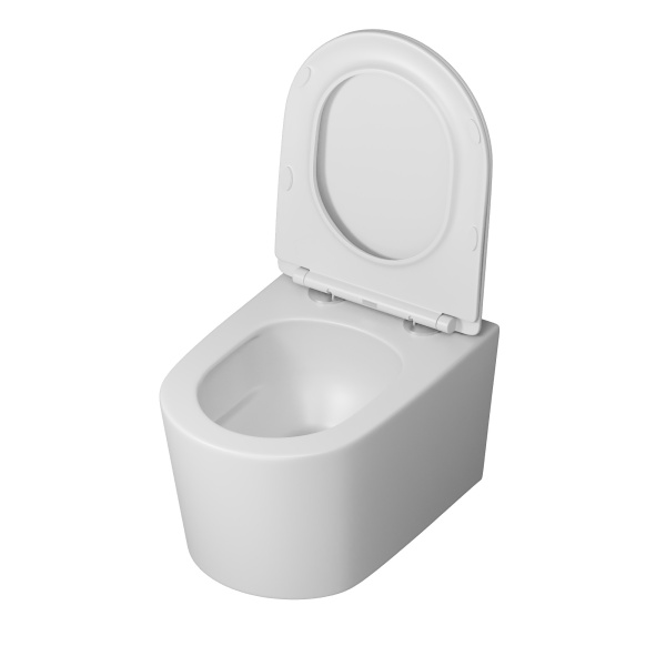 Унитаз подвесной безободковый Grossman  GR-4499MSQ с сиденьем микролифт