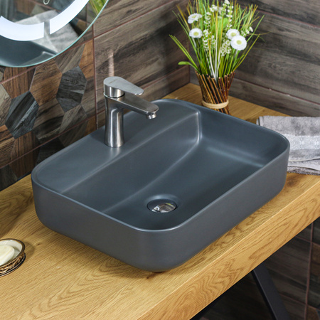 Раковина накладная (50х40) Melana 320355MDG-805