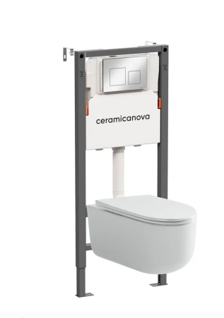 Комплект унитаза с инсталляцией Ceramicanova Balance/Ulma CN4006_121002CH