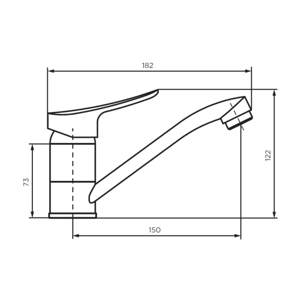 Смеситель для раковины Dorff Norma D1000000