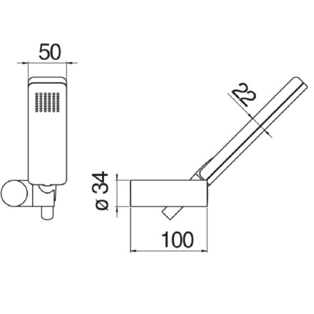Душевой набор Nobili Rubinetterie AD146/25CR