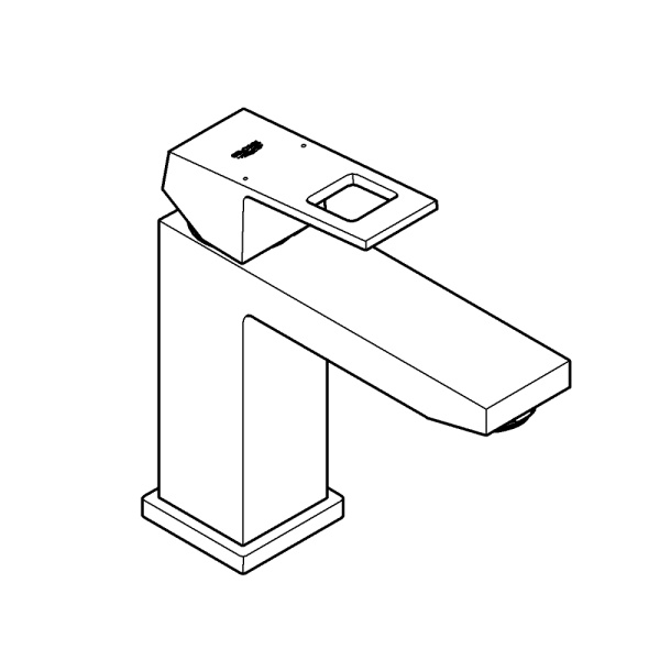 Смеситель для раковины однорычажный Grohe Eurocube 23446 000 (23446000) хром 