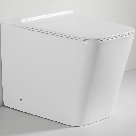 Унитаз приставной безободковый с сиденьем микролифт beWash Kraft BKFSR005560