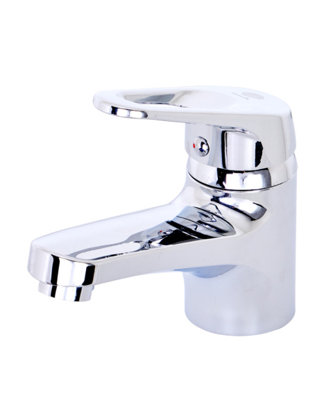 Смеситель для раковины однорычажный полимерный OneLife P11-021cr хром