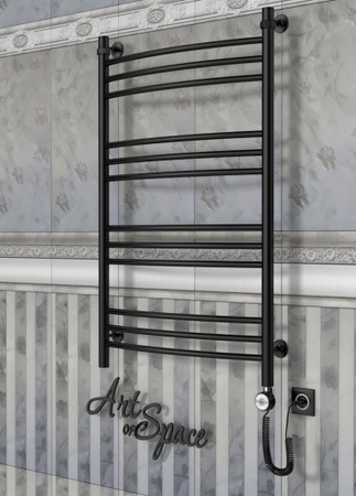 Электрический полотенцесушитель с функцией быстрой сушки ArtofSpace ARTICO EAAO6001000RAL9005RP