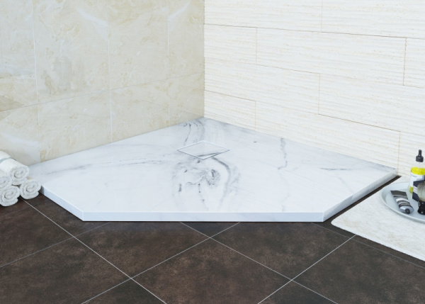 Душевой поддон мрамор 90х90х2,5 RGW ST/T-0099M 16155099-05