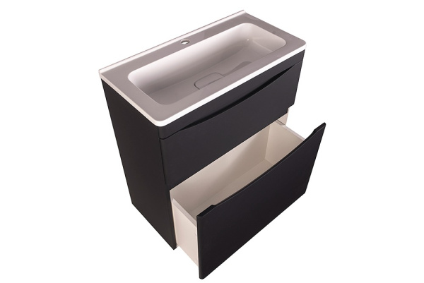 Тумба под раковину напольная Style Line Бергамо СС-00002311 черный