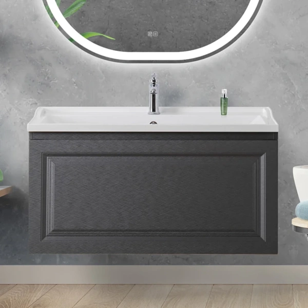 Тумба под раковину Cezares GIUBILEO-N-100-1C-SO-TIT-P титан матовый