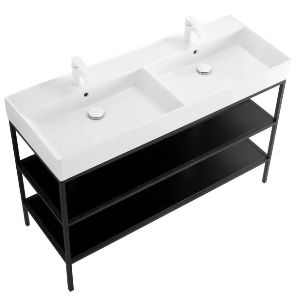 Консоль под раковину Cezares CADRO-120/46/73-2C-PIA-MET-ST