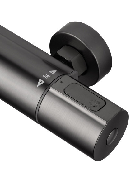 Смеситель для душа с термостатом WONZON & WOGHAND INN 2, темный графит WW-A2006-A-BGG