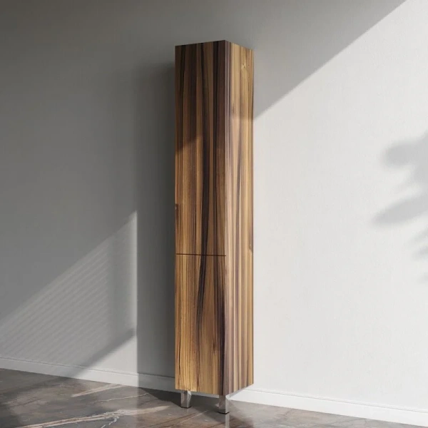 Пенал напольный 30 см Am.Pm Gem M90CSL0306HF, орех, левый