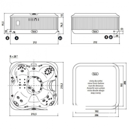 Мини бассейн Jacuzzi Spa 944515265