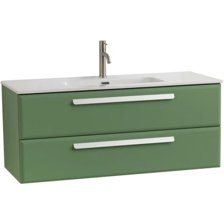 Тумба под раковину Cezares ECO-CER-N-1200-2C-SO-PS-P Фисташковый софт без ручек