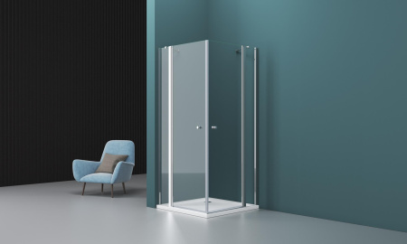 Душевой уголок (80х80) BelBagno ETNA-A-22-80-C-Cr