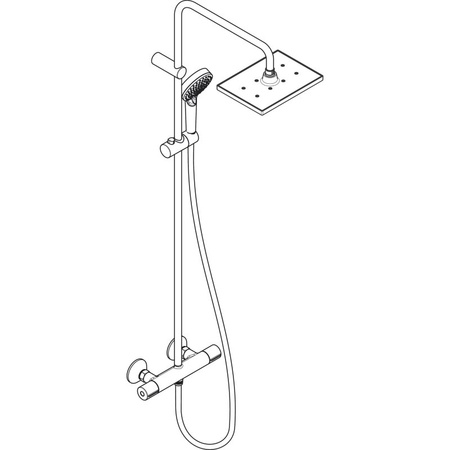 Душевая система Hansgrohe Vernis Shape Showerpipe 230 26286000, хром