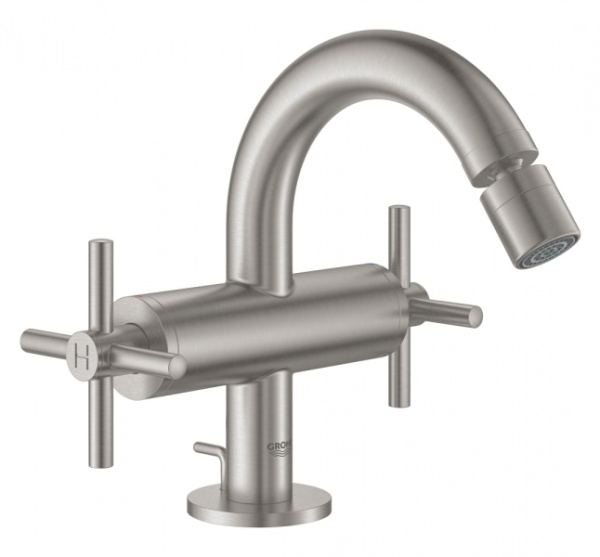 Смеситель для биде Grohe Atrio New 24027 DC3 (24027DC3) стальной Смеситель для биде Grohe Atrio New 24027 DC3 (24027DC3) стальной