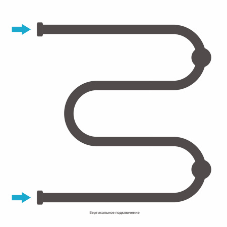 Полотенцесушитель водяной М-образный (50х50) Сунержа 00-0007-5050